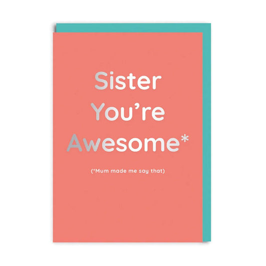 Biglietto SISTER YOU'RE AWESOME SISTER YOURE AWESOME  OHHDEER 