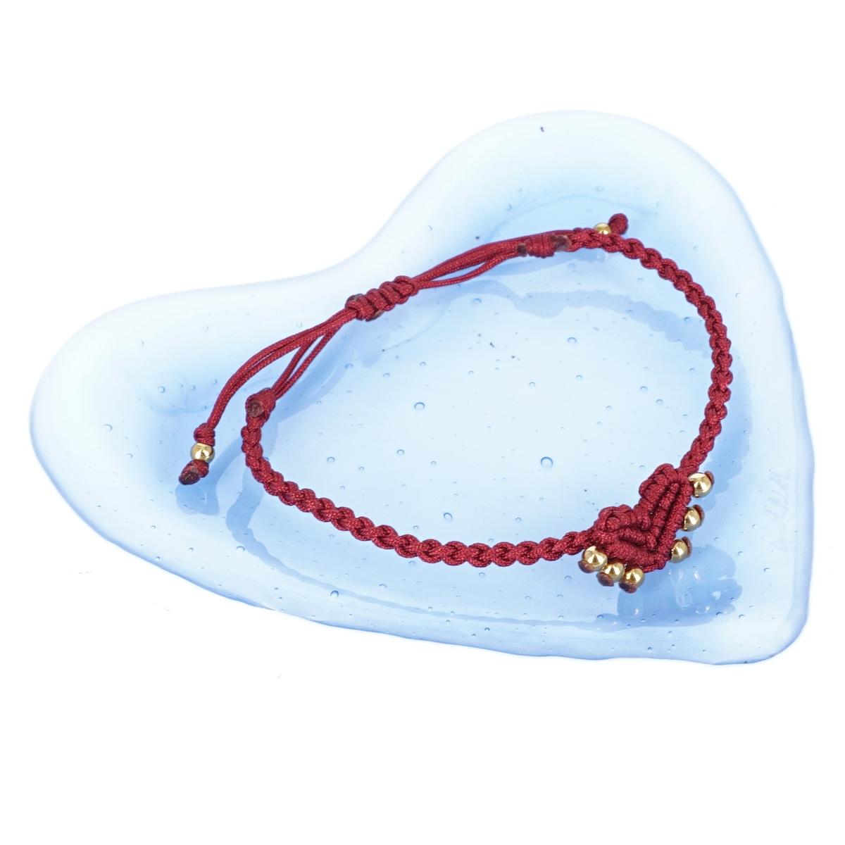 Bracciale CUORE SACRO con borchie BORDEAUX BRACCIALE CUORE SACRO BORCHIE BORDEAUX NOMADEA 