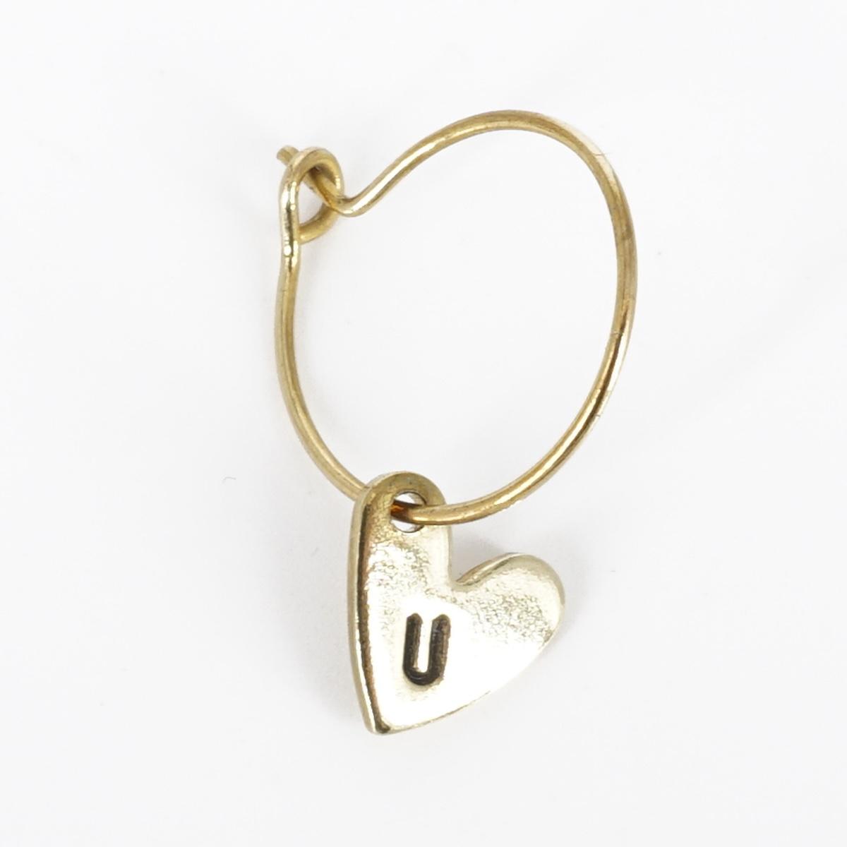 Orecchino cuore U ORECCHINO CUORE U  Loti 