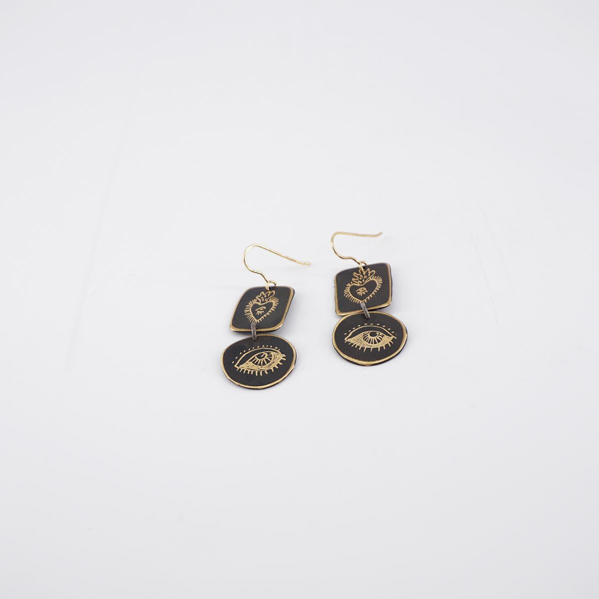 Coppia orecchini PENDENTI ORECCHINI 2 PENDENTI  NEFELI 