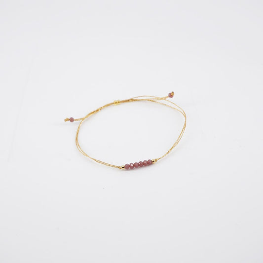 PINK THREAD BEADS Bracelet