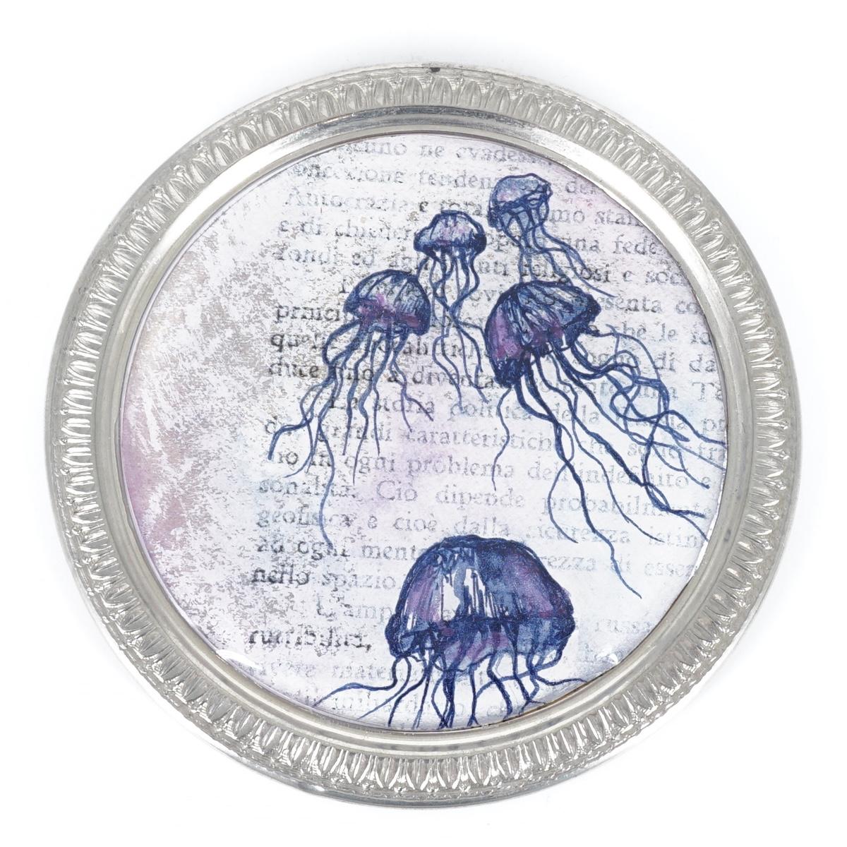  SOTTOBICCHIERE MEDUSE ROSSANA MAGGI 