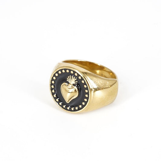 ANELLO CHEVALIER EX VOTO ANELLO CHEVALIER EX VOTO NERO SOPHIE GIOIELLI 