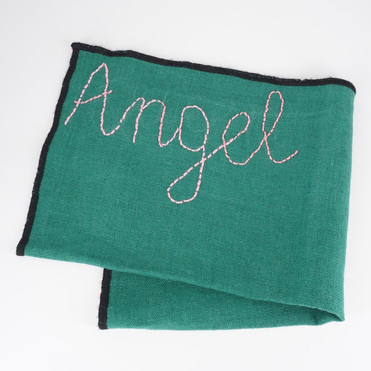 Tovaglietta ricamata ANGEL  L cedre