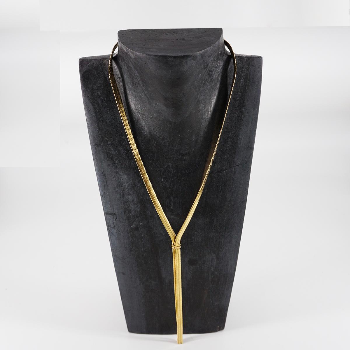 Collana snake nodo pendente