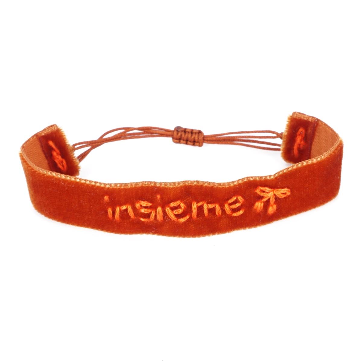 Bracciale in velluto INSIEME BRACCIALE VELLUTO INSIEME NOMADEA 