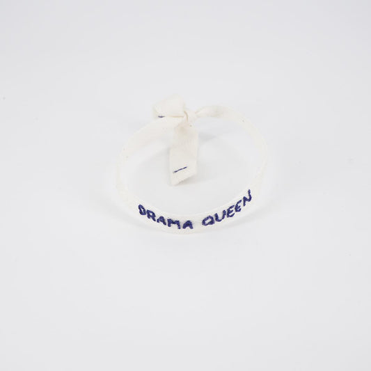 DRAMA QUEEN white bracelet
