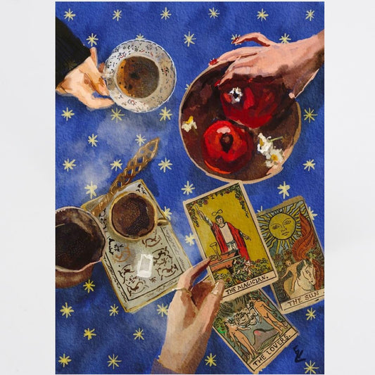 Stampa digitale The magician, the lovers and the sun 20X30 cm STAMPA DIGITALE 20X30 THE MAGICIAN, THE LOVERS.. EKATERINA ZAGORSKA 