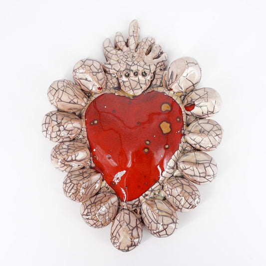 Ex voto large GOCCE beige e rosso EXVOTO LARGE GOCCE BEIGE/ROSSO FRATANTONI 
