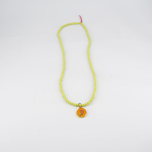 Lime Charm Necklace