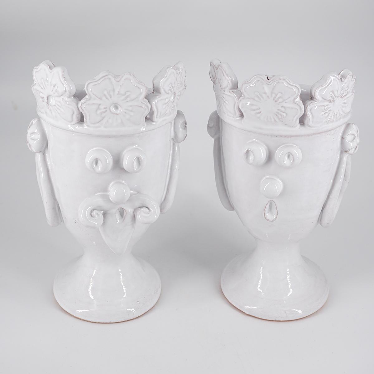 Mori pen holder QUADRIFOGLIO white
