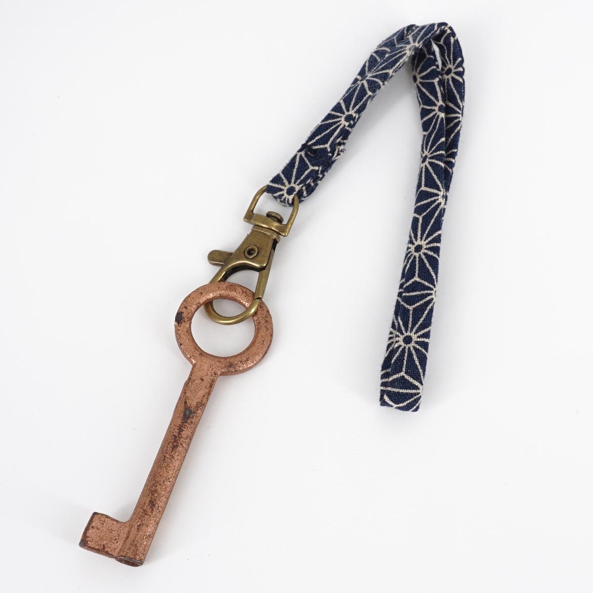 Portachiavi corto STELLE ORIGAMI BLU