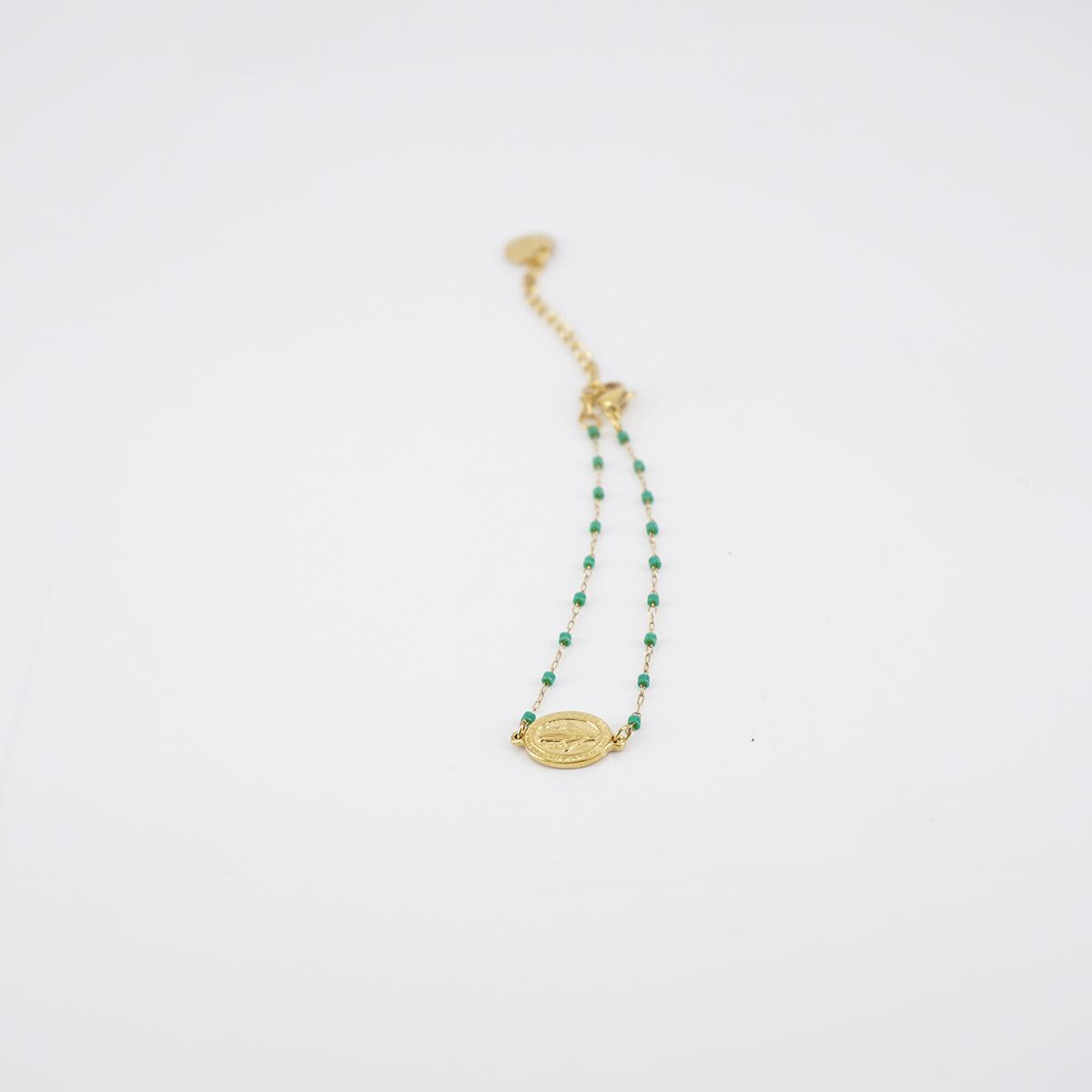 Bracciale MADONNINA ORO VERDE BRACCIALE MADONNINA ORO VERDE NUSA DUA 