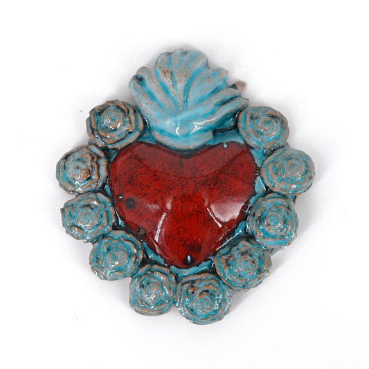 Ex voto mini ROSE verde acqua e rosso EXVOTO MINI ROSE VERDE ACQUA/ROSSO FRATANTONI 