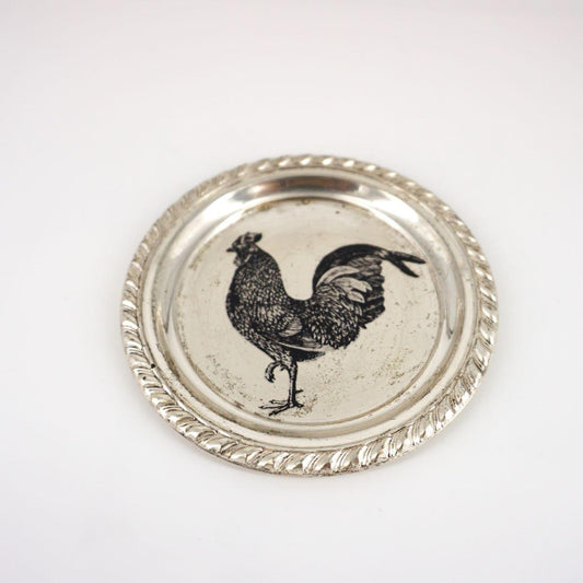Piattino vintage GALLO TONDO TORCHON LUCIDO
