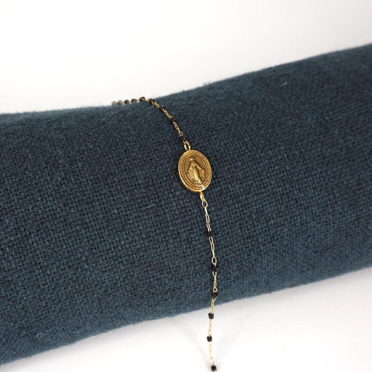 BLACK MADONNINA Bracelet