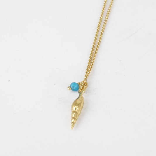Gold chain necklace SHELL