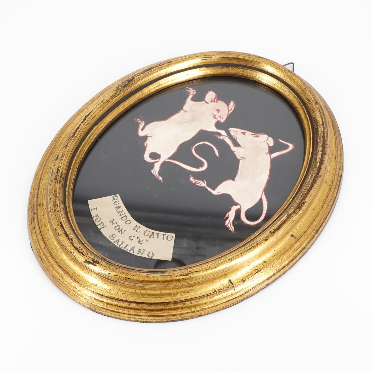 Quadretto QUANDO IL GATTO NON C'E' M