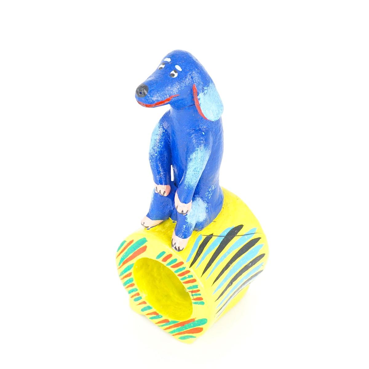 PORTATOVAGLIOLO CANE BLU P.T. CANE BLU ORTEGA'S 
