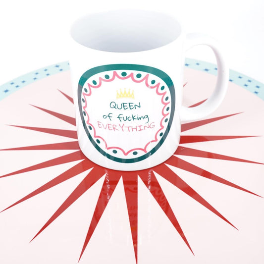 Mug QUEEN OF FUCKING EVERYTHING MUG QUEEN  Palermouno 