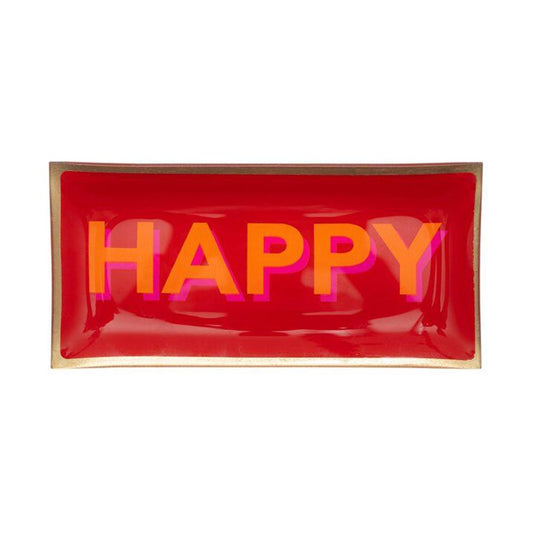 GIFT COMPANY PIATTO RETTANGOLARE LUNGOHAPPY
