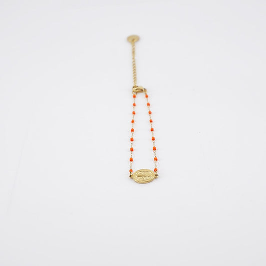 Madonna bracelet GOLD ORANGE