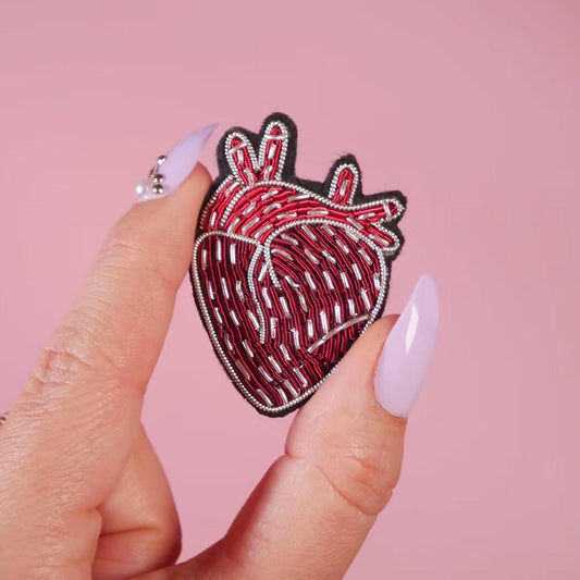 SPILLA CUORE ANATOMICO SPILLA CUORE ANATOMICO  MALICIEUSE DIY 