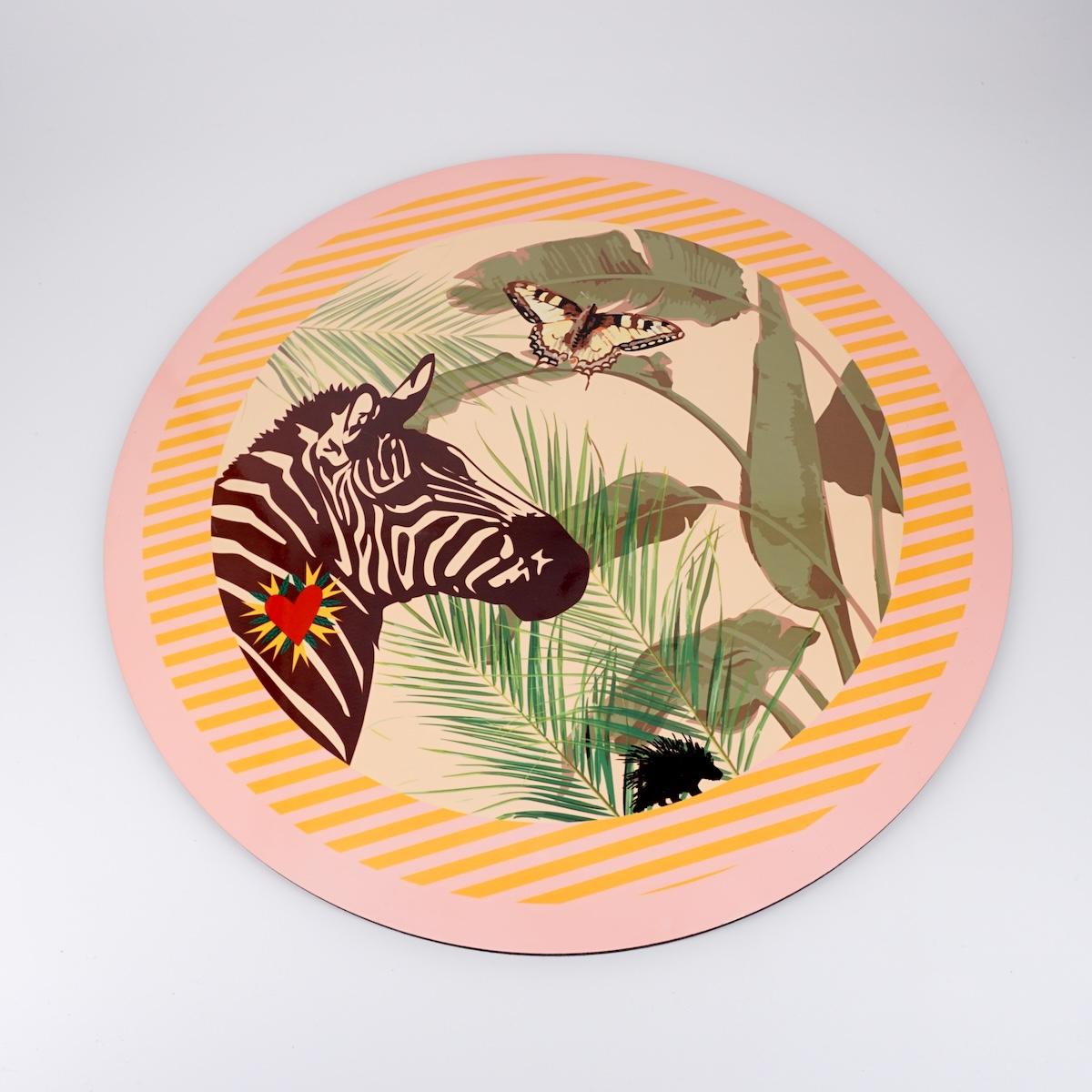 SOTTOPIATTO TONDO ZEBRA