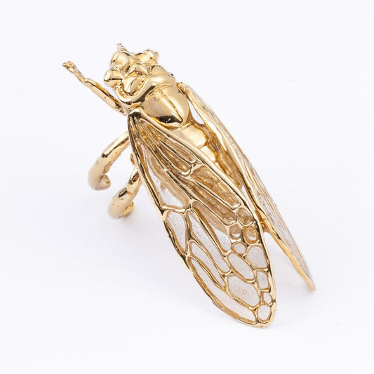 Anello CICALA ORO large ANELLO CICALA ORO LARGE OFFICINE904 