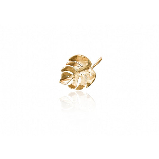 Single earring monstera MEDIUM