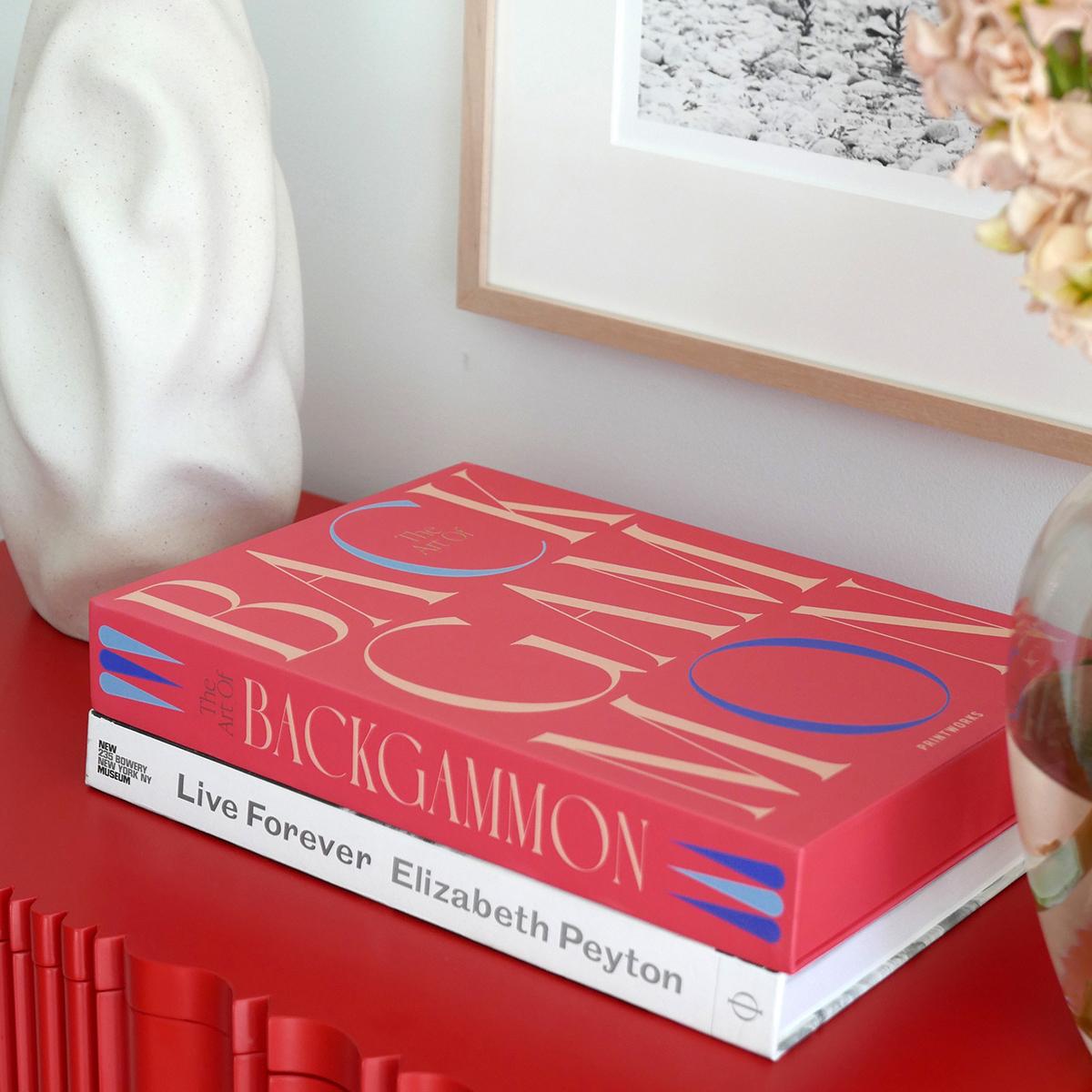 Gioco da Tavolo BACKGAMMON BACKGAMMON ROSSO PRINTWORKS 