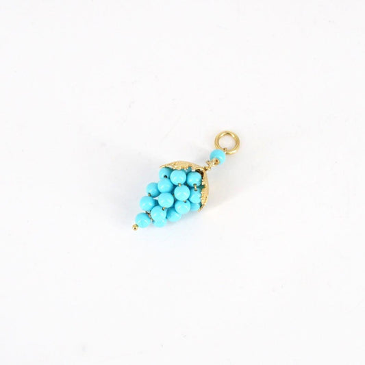 Charm BUNCH OF GRAPES blue