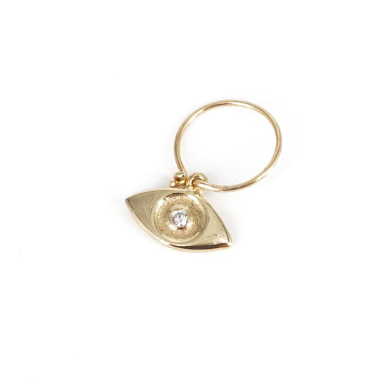 Mono hoop white eye