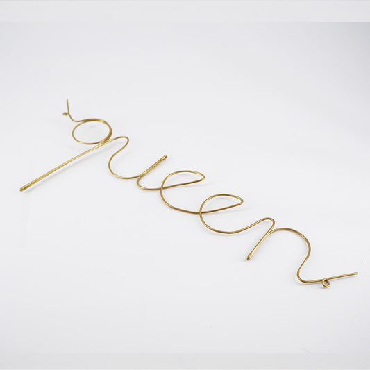 Scritta lineare peace