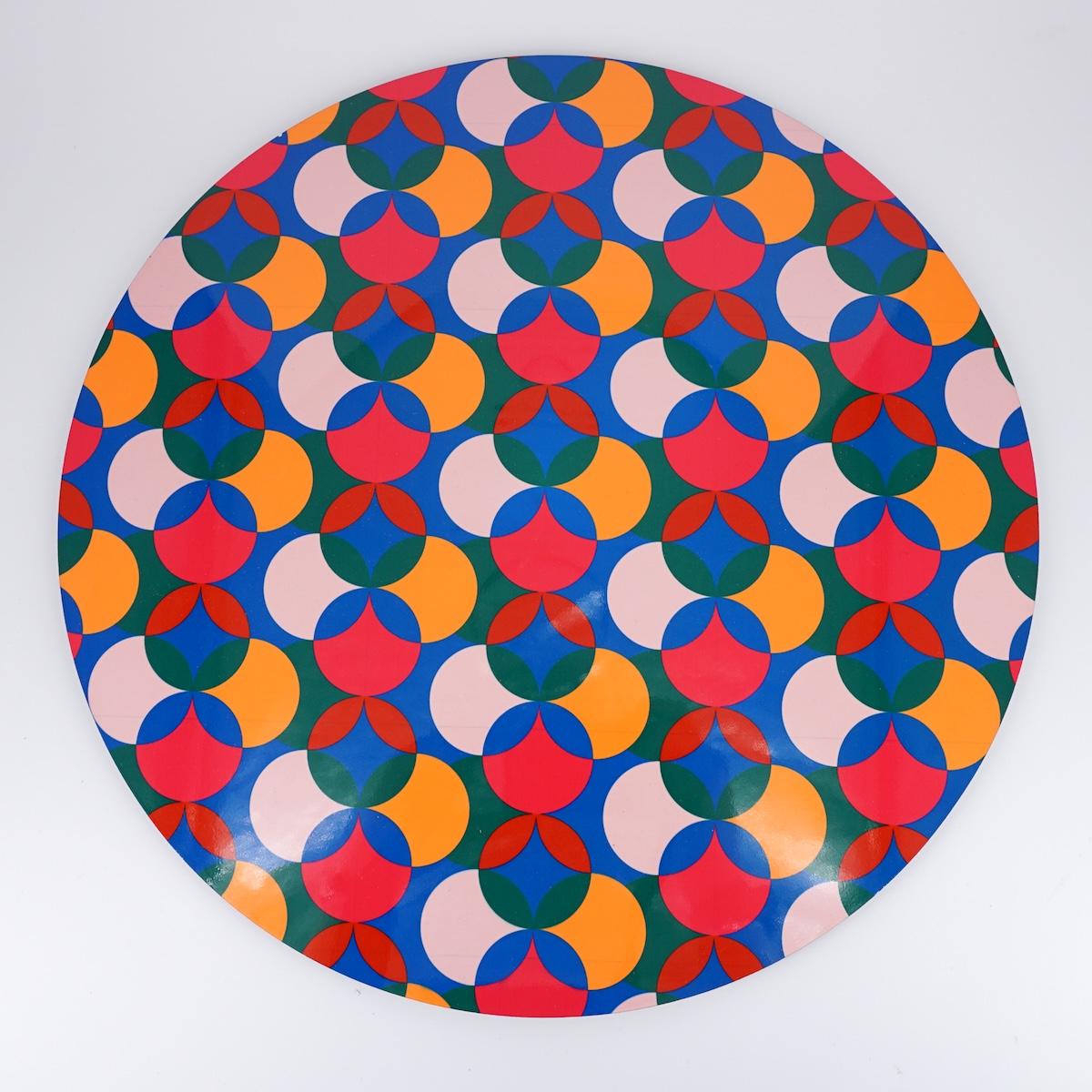 SOTTOPIATTO TONDO GEOMETRICO