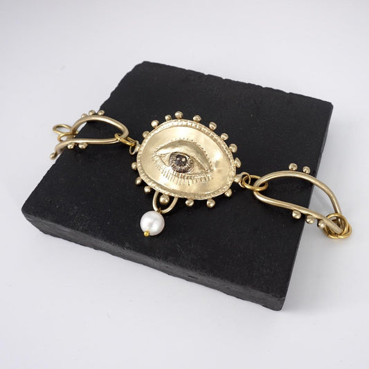 BRACCIALE OCCHIO CON PERLA