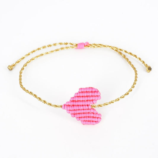 Bracciale CUORE fucsia BRACCIALE CUORE FUCSIA NOMADEA 