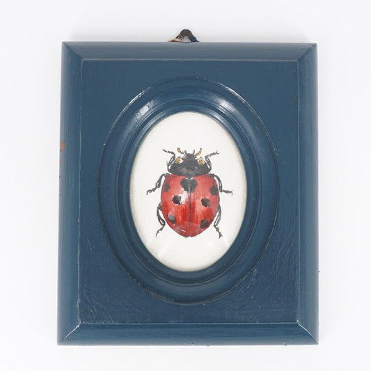 Quadretto COCCINELLA CORNICE BLU COCCINELLA CORNICE BLU  CATERINA BERTA 