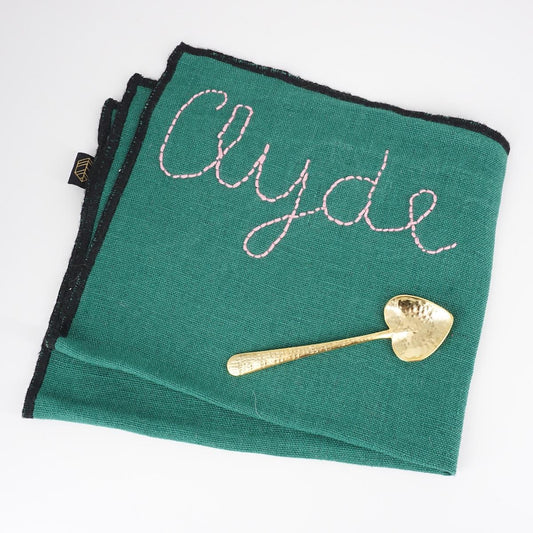 Tovaglietta ricamata CLYDE cedre