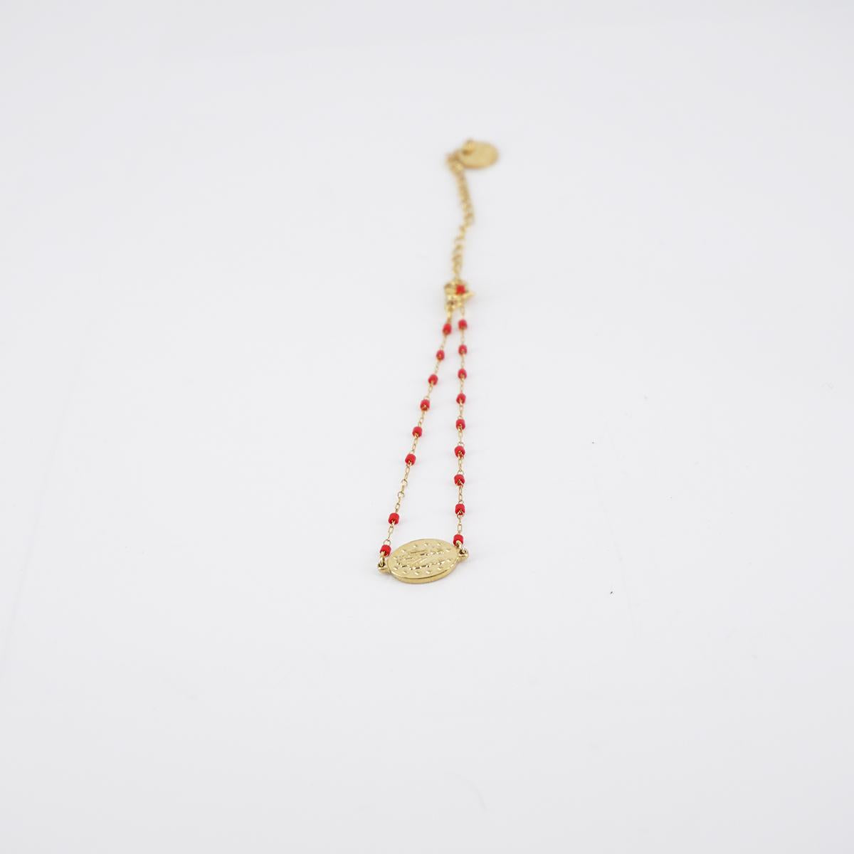 NUSA DUA BRACCIALE MADONNINA OROROSSO