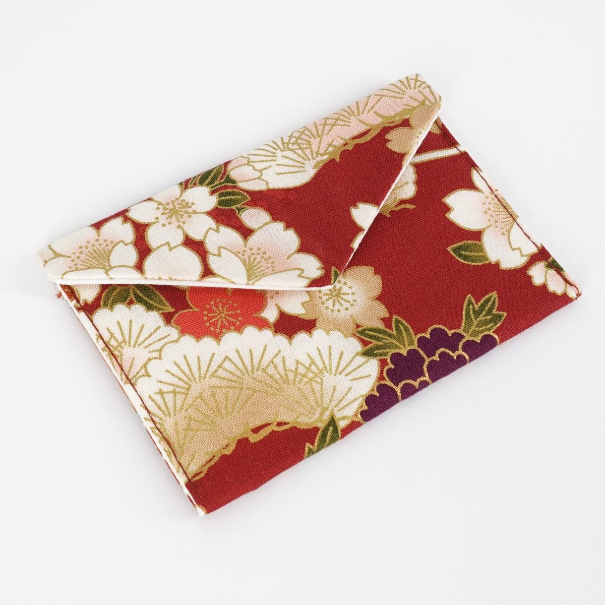 Portacarte FIORI ROSSO