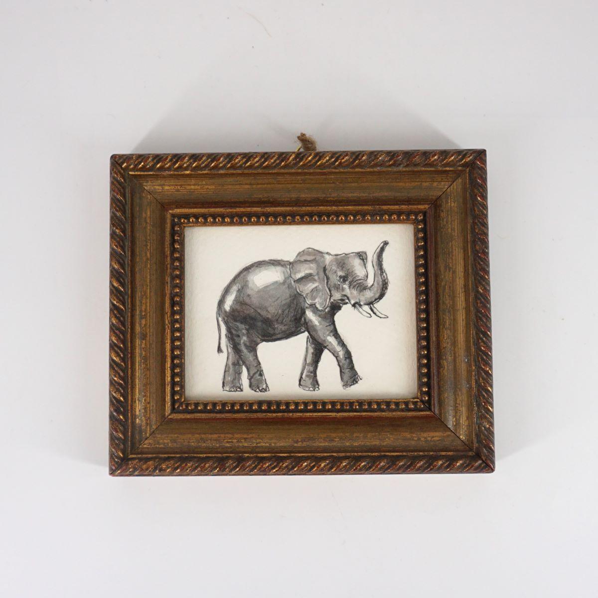 Quadretto ELEFANTE ORIZZONTALE