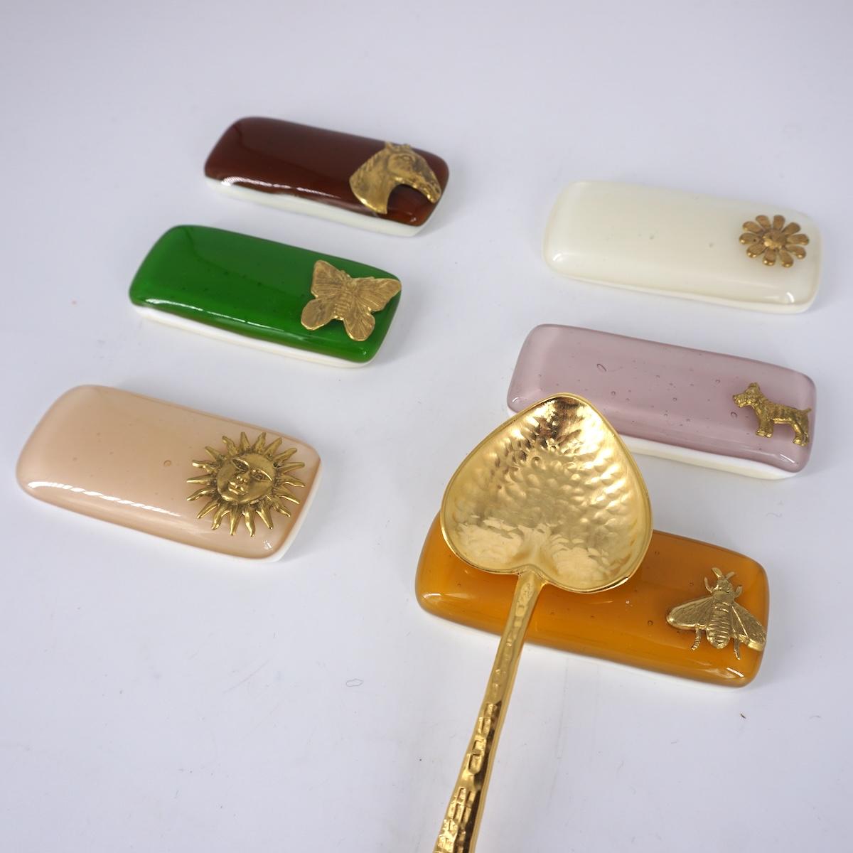 Set di 6 poggiaposate MULTICOLOR E CHARM