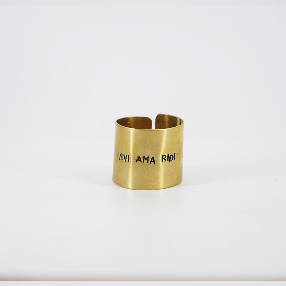 large napkin ring live love laugh