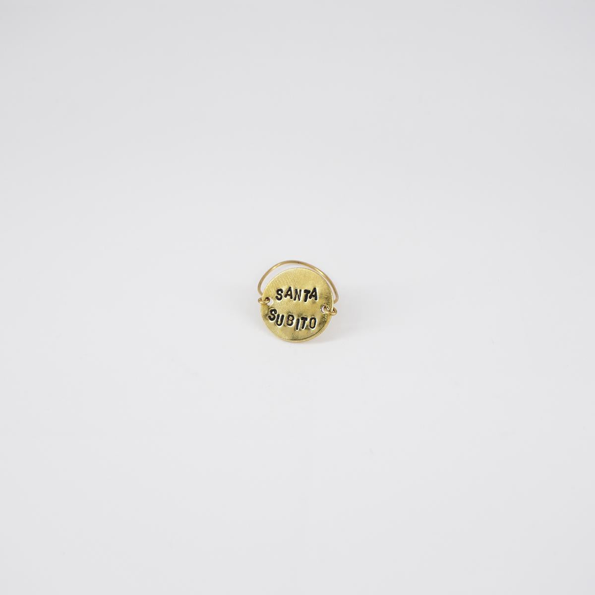 anello placchetta santasubito ANELLO PLACCA SANTASUBITO  Loti 