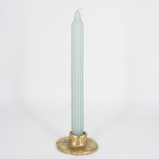 Candela 25 cm dorica VERDE VINTAGE CANDELA 25 CM DORICA VERDE VINTAGE CERERIA DI GIORGIO 