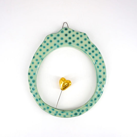 Cornice M tonda CUORE ORO
