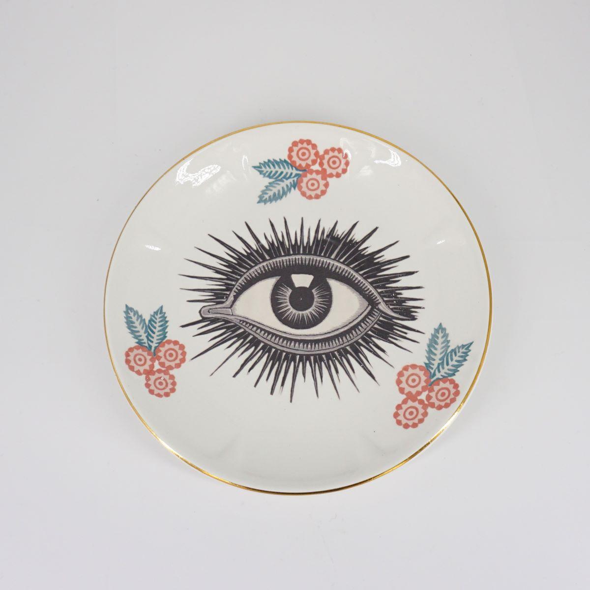 EYE tea plate