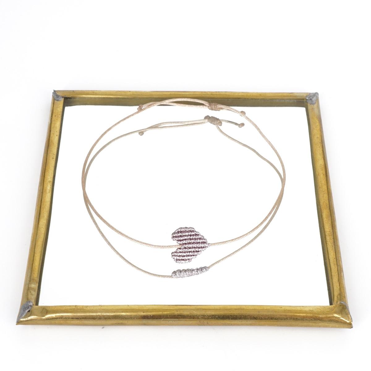 Braccialetto CUORE MINI lilla BRACCIALETTO MINI CUORELILLA NOMADEA 