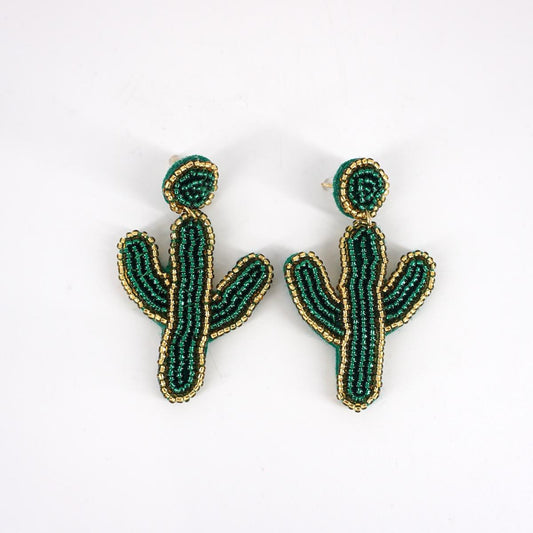 Orecchini perline CACTUS